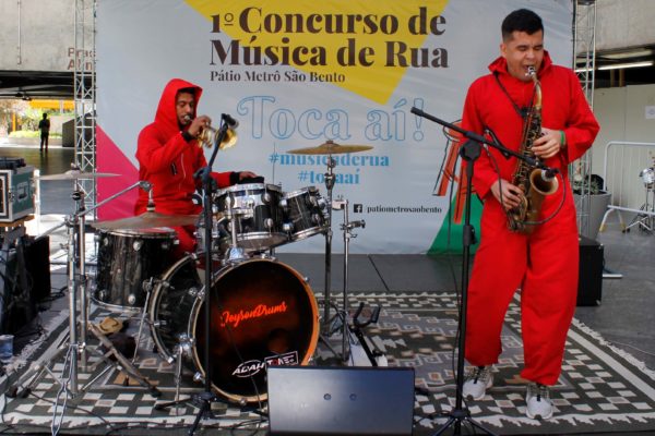 1° Concurso de Música de Rua Toca Aí do Pátio Metrô São Bento Terceira Eliminatória Drumsax