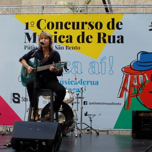 1ª Eliminatória do 1º Concurso de Música de Rua Toca Aí do Pátio Metrô São Bento - Lilian Jardim