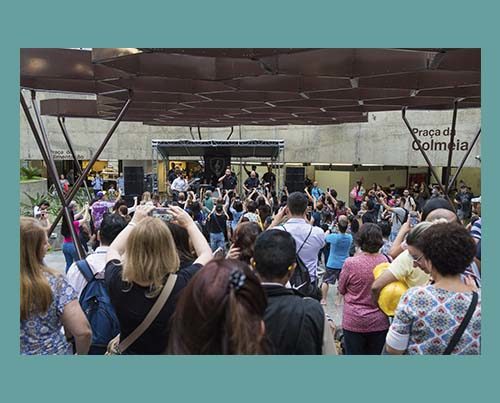 Programação Novembro Pátio Metrô São Bento Banda dos Seguranças do Metrô